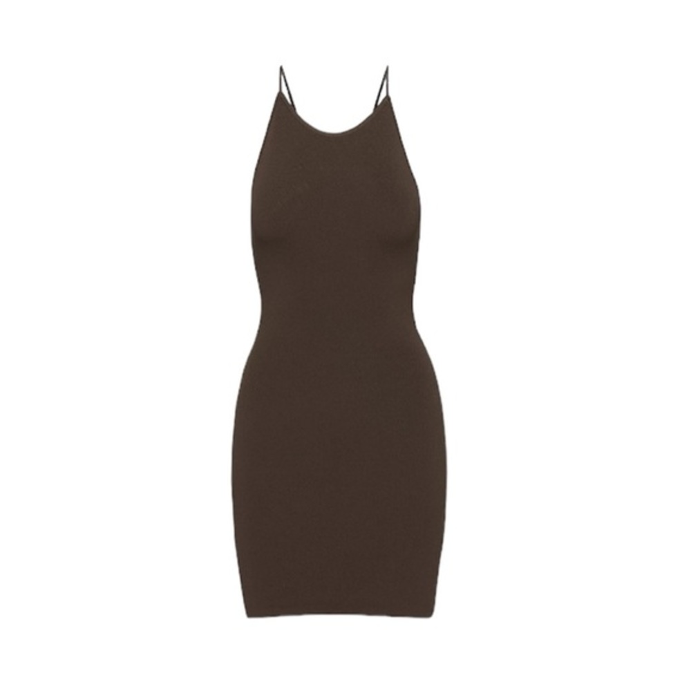 Babaton By Aritiza Anderson Sculpt Knit Halter Dress